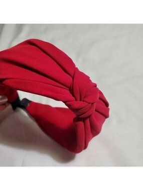 Red Knotted Headband